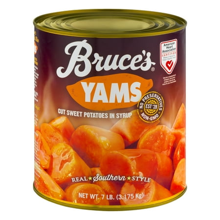 Bruce's Cut Sweet Potatoes in Light Syrup #10 Can