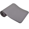 thumbnail image 2 of Esterilla de yoga para pilates, espuma viscoelástica de 10 mm de grosor, gris, 180 x 60 cm, 2 of 5