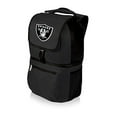 thumbnail image 1 of Oakland Raiders - Zuma Cooler Backpack by Picnic Time (Black), 1 of 4