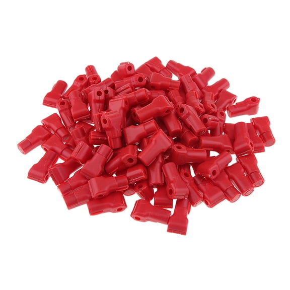 100x Tienda Anti-Perdida Colgante de bloqueo de bloqueo Stop Stop para tienda Anti-Theft Red 8mm Sunnimix Bloqueo de parada de seguridad