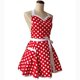 thumbnail image 2 of Mujer Niña Algodón Lunares Salón Cocina Vintage Delantal Vestido Afortunado Sencillez, 2 of 4
