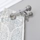thumbnail image 2 of Juego de Varillas para Tratamiento de Ventanas Dobles de urna de 1 Pulgada Barra de Cortina Gris Antique Silver 36 72 Inch, 2 of 8