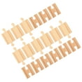 thumbnail image 2 of 18Pcs Wooden Train Tracks Assorted Color Toy Train Sets For Children Over 3 Years Old Building Activities, 2 of 8