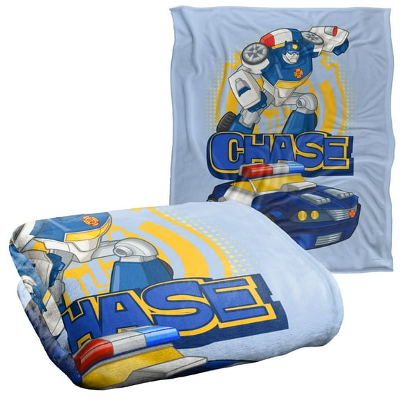 Transformers Chase Silky Touch Super Soft Throw Blanket 50' x 60'
