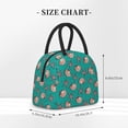 thumbnail image 2 of Easygdp Starfish and Shell Large Insulated Lunch Bag，Aluminum Lining, Spacious Design, Leakproof, Ideal for Work, Picnics, Travel, and Outdoor Activities-One Size, 2 of 6