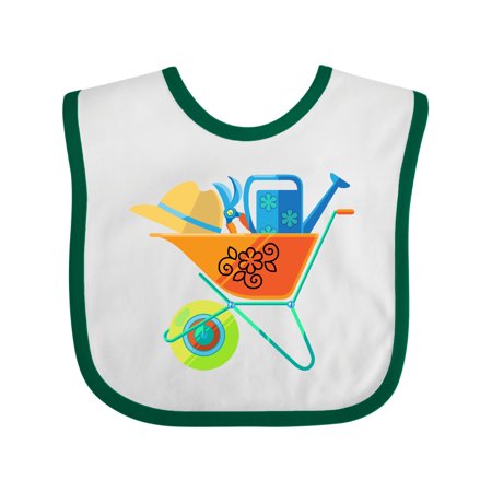 

Inktastic Gardener Gift Gardening Tools Gift Baby Girl Bib