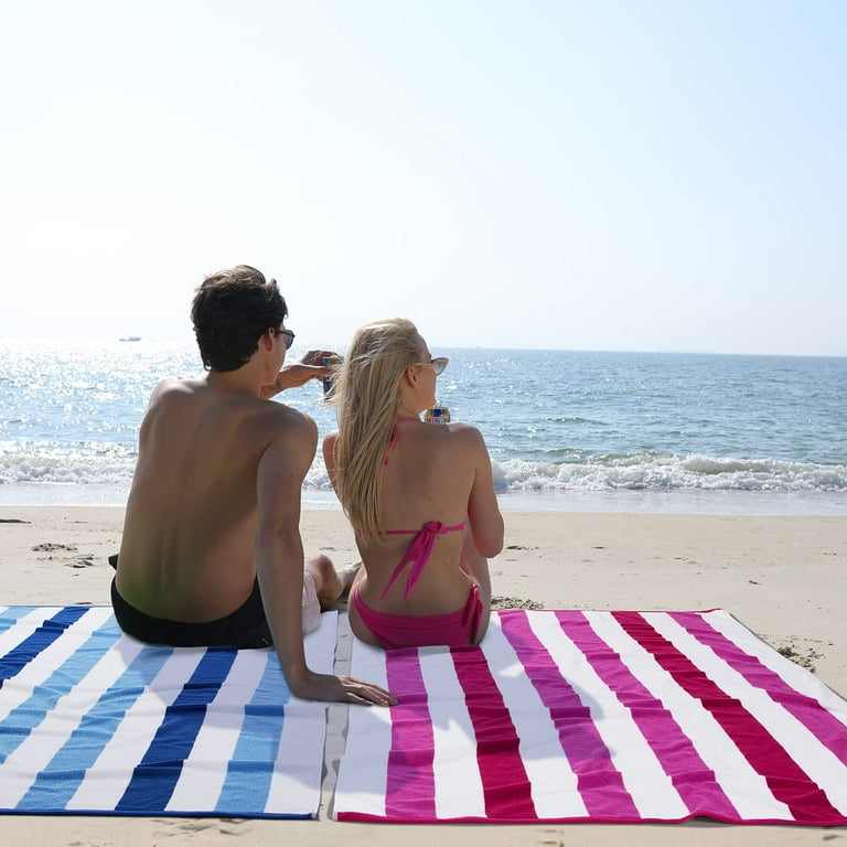 Extra large white beach towels sale
