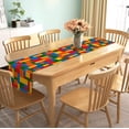 thumbnail image 5 of Building Blocks Table Runner for Kids Themed Party Supply Colorful Birthday Party Decoration School Classroom Home Decor (13" x 72"), 5 of 5