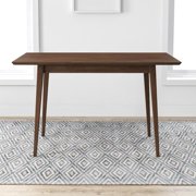 Alpella Modern Style Solid Wood Walnut 47 Rectangular Dining Room&Kitchen Table