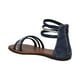 thumbnail image 4 of Sandalia Mujer NOMADAS Ziper Casual Ligeras Azul 27, 4 of 6
