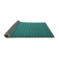 thumbnail image 2 of Ahgly Company Indoor Rectangle Abstract Turquoise Blue Contemporary Area Rugs, 5' x 7', 2 of 4