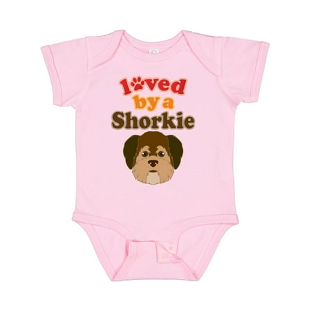 

Inktastic Shorkie Dog Shih Tzu Yorkie Gift Baby Boy or Baby Girl Bodysuit