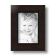 thumbnail image 2 of ArtToFrames 4x6 Inch Windsor Walnut Picture Frame, This Brown MDF Poster Frame is Great for Your Art or Photos, Comes with Regular Glass (4686), 2 of 8
