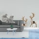 thumbnail image 2 of Escultura De Reno Y Gato, Adorno De Mesa, Artesanía, Figura Decorativa, Estatua De Animal, Ciervo Sentado De Pie, Adornos, Decoración Del Hogar Para Dormitorio, Sala De Estar, Oficina, Regalo, 2 of 8