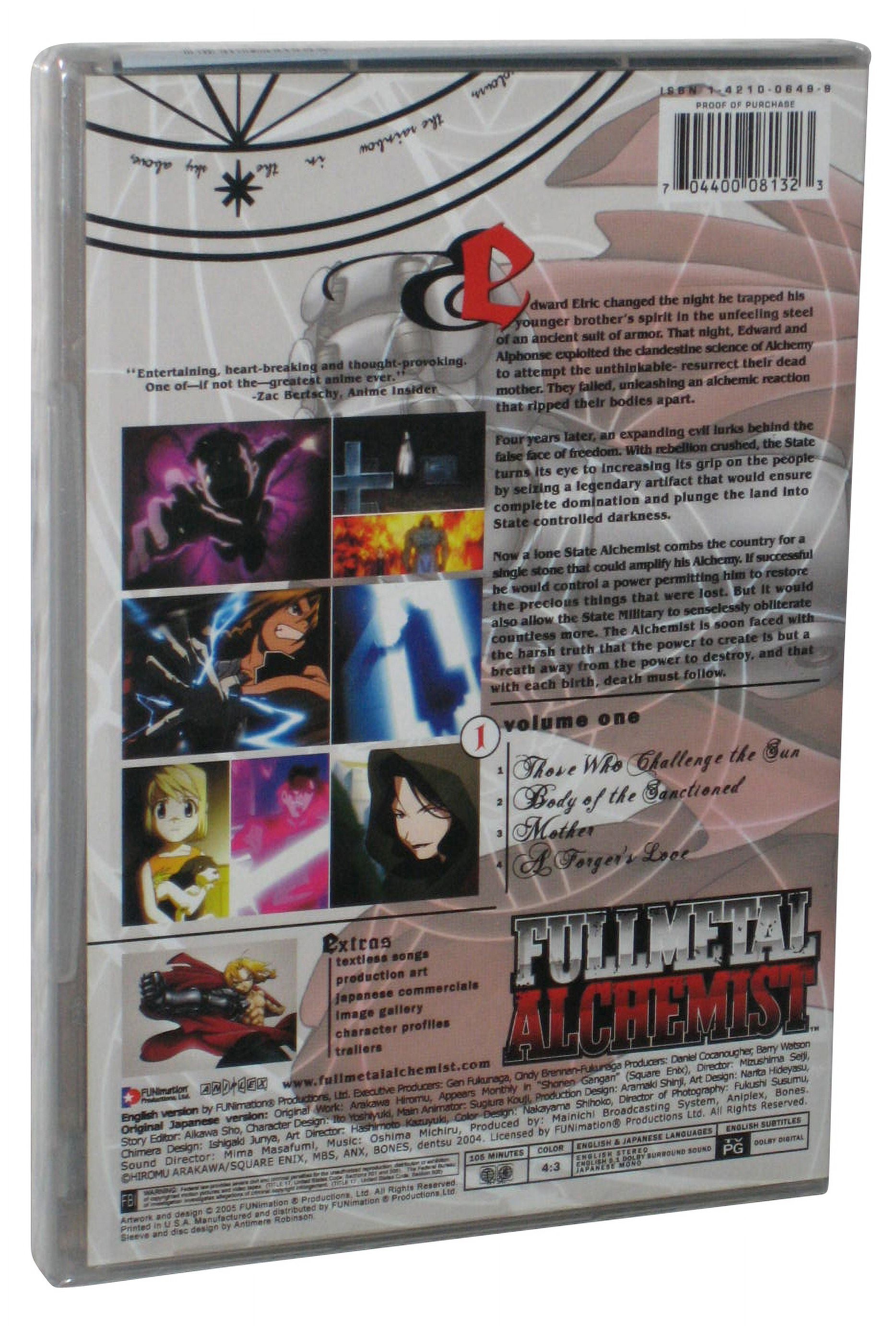 Dvd Anime Fullmetal Alchemist A Maldição Vol. 1 - Desconto no Preço