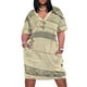 thumbnail image 2 of Vestido largo holgado con bolsillo para mujer vestido de noche Vintage con dibujo de tenis de césped, 2 of 7