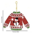 thumbnail image 3 of Diamond Art Christmas Ornaments Set, 2026 Christmas Ornaments, Christmas Tree Decorations, Christmas Diamond Painting Kit, Red Green Cute Mini Christmas Ball Ornaments, 3X3 Inch, 3 of 7