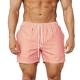 thumbnail image 2 of ZyeKqe Sweat Shorts for Men Drawstring High Waisted Lounge Shorts Loose Fitted Knee Length Summer Shorts, 2 of 4