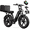 R7-Black-4 Set, variant on Electric Bike for Adults (Age 18 ),749W Motor, 48V 15Ah Battery, 20"x4.0 Fat Tire E-Mountain Bike, 27.9 MPH, 60 Miles Range, UL2849