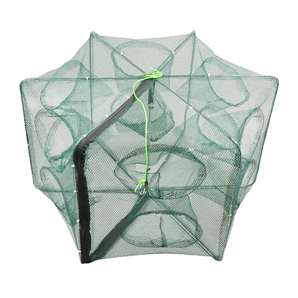 Red De Cangrejo Plegable - Diámetro 45 Cm, De Acero, Para Atrapar Cangrejos, Langostas Y Camarones