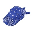thumbnail image 4 of para cabeza, bandana, gorro con visera, regalo, gorra con visera para el sol, ideal para ir de , montar o al libre. Azul, 4 of 8
