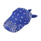 thumbnail image 4 of Bufanda tipo bandana para mujer, gorro, regalo elegante, sombrero para el sol, ideal para fiestas, compras y ciclismo en verano. Azul, 4 of 9