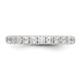 thumbnail image 4 of 14K White Gold Ring Band Wedding Diamond, Lab Grown Round, Size 5, 4 of 7