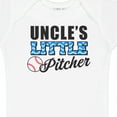 thumbnail image 4 of Inktastic Baseball Uncles Little Pitcher Boys Baby Bodysuit, 4 of 5