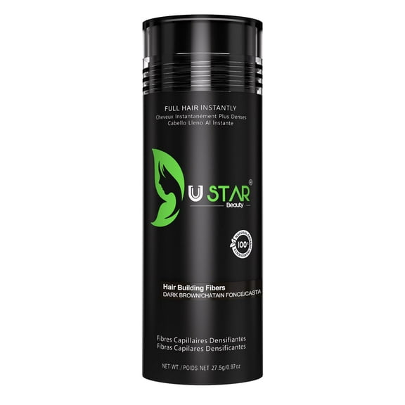 Ustar Hair Building Fiber Dark Brown 0.97 oz/27.5 g