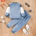 thumbnail image 3 of Vedolay Sets for Boys Pants Set - 2 Piece Long Sleeve Graphic Top and Pants For Little Boys and Toddlers,Blue 4-5 Years, 3 of 5