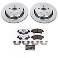 thumbnail image 3 of PowerStop Rear Z26 Street Warrior Carbon-Fiber Ceramic Brake Pad and Drilled and Slotted Rotor Kit Fits: CHEVROLET PONTIAC Select Models K5528-26, 3 of 9