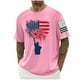 thumbnail image 1 of Tops para hombre, blusas y camisas de cuello redondo y manga corta para hombre, blusas casuales de cuello redondo con estampado de moda para hombre, blusas de cuello redondo y manga corta, camisas par, 1 of 5