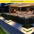 thumbnail image 4 of Bewildely Luz Solar profesional hogar paisaje lámparas accesorios impermeable pared adorno exterior jardín Patio lámpara LED Iluminación y accesorios Bewildely HA073646-01, 4 of 6