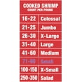 Great Value Frozen Cooked Small Peeled & Deveined, Tailoff Shrimp, 12