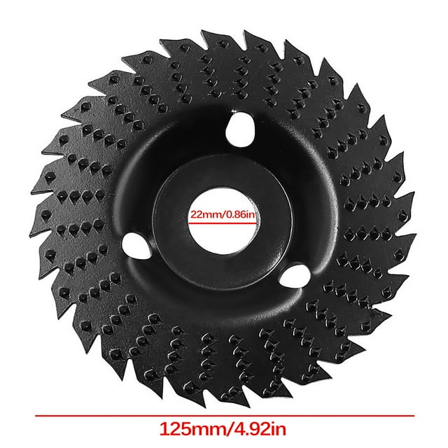 Wood Carving Disc Grinding Wheel for Angle Grinder - Toothed Contour Disc for Efficient Shaping & Sculpting - Woodworking Tool Attachment