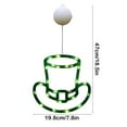 thumbnail image 6 of St. Patrick's Day LED Leprechaun Hat Light, Battery Powered Hanging Decor with Hook for Wall Door(B), 6 of 6