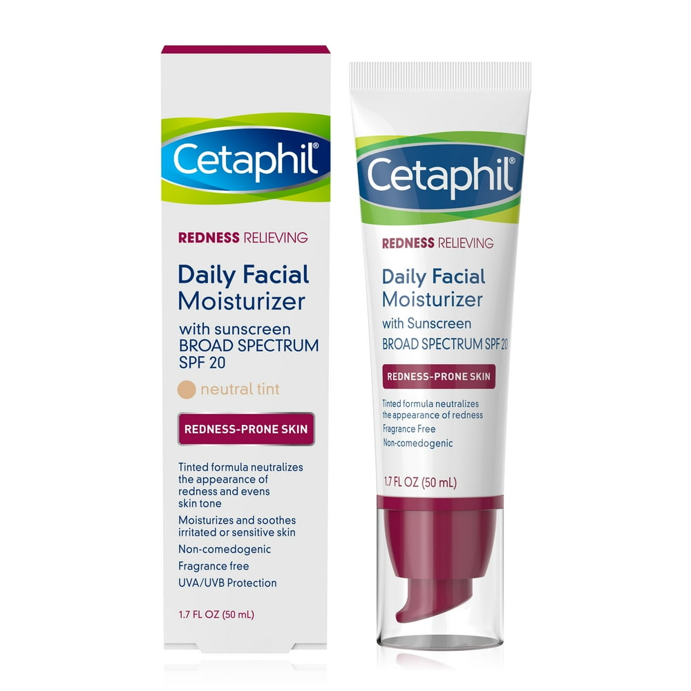 Cetaphil Redness Relieving Daily Facial Moisturizer SPF20, Redness