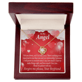 thumbnail image 5 of To My Girlfriend Forgive Me Infinity Knot Necklace Message Card, 5 of 17