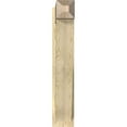 thumbnail image 2 of Ekena Millwork 8"W x 32"D x 44"H Traditional Rough Sawn Craftsman Outlooker, Douglas Fir, 2 of 4