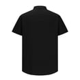 thumbnail image 3 of Mens Shirts Short Sleeve Stretch Big & Tall Shirts Quick Breathable T Shirts Breathable Casual Work Shirts Tennis, 3 of 5