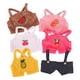 thumbnail image 4 of 1 juego de ropa para muñecos de peluche de 30 cm LaLafanfan Cafe, juguete de peluche de pato y perro, sudadera con capucha de dibujos animados, accesorios, regalo para niñas y niños, 4 of 5
