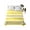 Yellow, variant on Yellow Striped Queen Size Flat Sheet, Wrinkleproof & Fadeproof Cooling Flat Bed Sheet Only, Modern Simple Monochrome Geometric White Breathable Soft Bedding Top Sheets 90 x 102 Inches