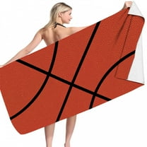 SDJMa Personalized Custom Soccer Beach Towel with Name for Boys Girls Men Women Adults Microfiber Pool Bath Towel 30”x60”