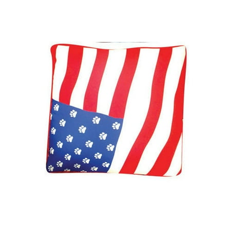 Dogzzzz Rectangle American Flag Dog Pillow