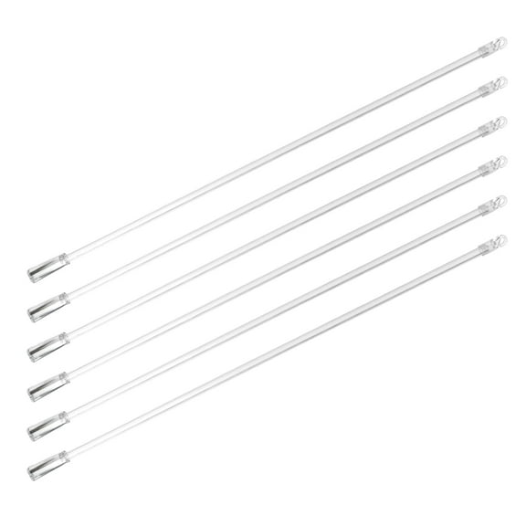 LAMIRO 6 Pcs Venetian Blind Rod Blinds Replacement Wand Mini Window Handle Office Accessory Accessories Curtain Plastic