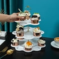 thumbnail image 1 of Soporte desmontable para pasteles Macarena Bandeja de postres estilo europeo, 1 of 8