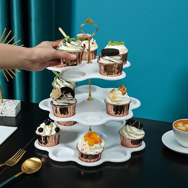 Soporte desmontable para pasteles Macarena Bandeja de postres estilo europeo