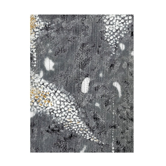 Canvas Wall Art - Maliq 'Stone 2' Wall Art for Living Room, Bedroom, or Office Décor by Trademark Fine Art - 14 x 19 Inches