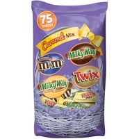 M&M's, Twix & Milky Way Caramel Candy Variety Pack, 33 Oz., 75 Count