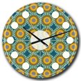thumbnail image 1 of Designart'retro Motif Circulaire I Horloge Murale Moderne du Milieu du Siècle, 1 of 4